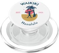 Waikiki Honolulu Hawaii Souvenir Surf PopSockets PopGrip per MagSafe