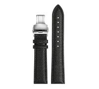 WAikub Cinturino di ricambio per orologio in pelle da uomo e da donna, modello lucertola, 16mm, 18mm, 20mm, 22mm., 20mm