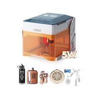 WAINLUX K10 5W Incisore Laser, Mini macchina per incidere laser, incisione laser per legno, vetro, pelle, silicone, carta acrilica, precisione fino a 0,01 mm, 5000 mm/min