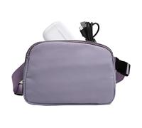 Waist Bag, Nylon Belt Bag, Waterproof and Lightweight Carrier 8,27 x 1,77 in, Casual Waist Slim Design, Multifunzionale Running Pack for Travel, Exercise, Everyday Use, Lavanda, Se référer au