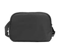 Waist Bag, Nylon Belt Bag, Waterproof and Lightweight Carrier 8,27 x 1,77 in, Casual Waist Slim Design, Multifunzionale Running Pack for Travel, Exercise, Everyday Use, Nero , Se référer au