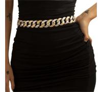 Waist Chain Ladies Stitching Acrylic Chain Decoration Coat Punk Hip Hop Exaggerated Body Chain
