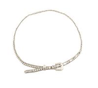 Waist Chain Women's Chain Sparkle Engraved Belt Buckle Hip Hop Body Chain Gold Beach Accessories(Gold)