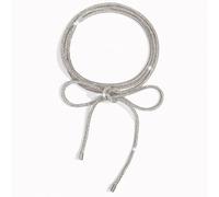 Waist Chain Women's Decorative Thin Belt Simple Dress Waistband Accessories Rhinestone Ethnic Style Handmade Waist Rope