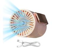 Waist Fan 3 Wind Speed Effortless Portability USB Charging Flexibility