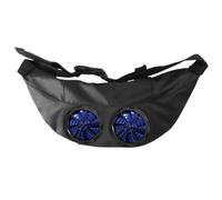 Waist Fan - Belt Mounted Cooler, Lightweight Carry Ventilator, Wearable Air Circulation Delivering Strong Wind Performance With Convenient Attachment Structure | For Construction Hiking Gardening
