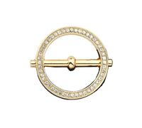 Waist Knotted Brooches Metal Hijab Scarf Ring Button Shirt T-shirt Fixed Buckle Accessories per donne ragazze accessori decorativi(Color 6)