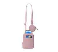 Waist Pack for Running, Waterproof Shoulder Bag, Nylon Material, Adjustable Strap Unisex Sling Yoga, Removable Waist Container for Women & Men, 13x83cm, Sports & Fitness Essential, rosa, Se référer au