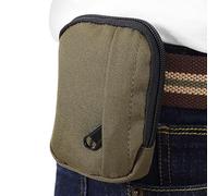 Waist Pouch Travel Bag - Outdoor Zipper Pack, Small Coin Wallet | Compact Nylon Storage Pouch Multiple Compartments Secure Zipper Design Portable Travel Accessory Organizer Card Holder Earphone