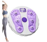 Waist Trainer Disc, Twisting Slimming Board, Rotating Workout, Massage Foot Sole, Digital Display Fitness for Full Body, Home Gym, Core Toning, Office, Weight Loss