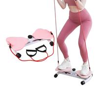 Waist Twist Disc, Balance Board Strumento per il Fitness Macchina per l'allenamento Addominale Massaggio ai Piedi Perdita di Peso Tavola per Esercizi di Equilibrio(Rosa)