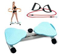 Waist Twist Disc, Balance Board Strumento per il Fitness Macchina per l'allenamento Addominale Massaggio ai Piedi Perdita di Peso Tavola per Esercizi di Equilibrio(Blu)