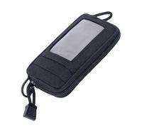 Waist Wallet, Nylon Card Holder, Waterproof Waist Pouch, Small Tool Waist Bag, Outdoor Camping Wallet, Hiking Utility Waist Bag, Compact Gadget Organizer, Waist Bag for Tools, Waterproof Hikin, Nero ,