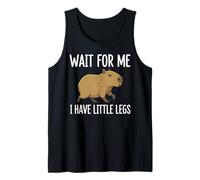 Wait for Me I Have Little Legs Capybara Funny Short Person Canotta