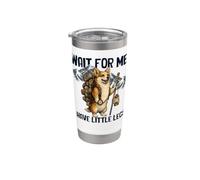 Wait For Me I Have Little Legs Divertente Cane Corgi Breve Persone Bicchiere termico in acciaio inox doppia parete