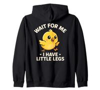 Wait for Me I Have Little Legs - Divertente Chick Joke Meme Felpa con Cappuccio