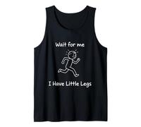 Wait I Have Little Legs Cute Boy Design per Bambini Canotta