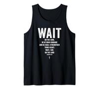 Wait on The LORD - Christian Faith Bible Verse Psalms 27:14 Canotta