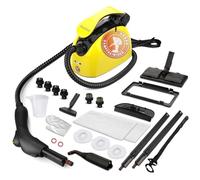 Waitbird Pulitore a vapore con 21 accessori, 248°F, vapore ad alta temperatura, grande serbatoio dell'acqua da 1,1 l, durata 45 minuti, ideale per mobili imbottiti, pavimenti, auto e famiglie, colore