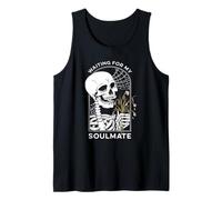 Waiting for My Soulmate Skeleton Funny Halloween Love Canotta