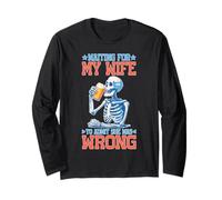 Waiting for My Wife To Admit She Was Wrong Maglia a Manica