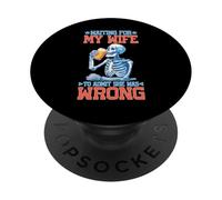 Waiting For My Wife To Admit She Was Wrong PopSockets PopGrip Adesivo