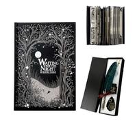 Waiting for The Night Reading Journal - Unveil The Allure of Reading with Our Gothic-Inspired Journal! Read Journals for Book Lovers, Flexible Goal Tracking & Daily Read Ledger (Book&Pen)