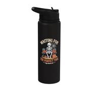 Waiting For The Perfect Time Any Minute Now Teschio Stainless Steel Insulated Water Bottle