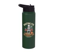 Waiting For The Perfect Time Any Minute Now Teschio Stainless Steel Insulated Water Bottle