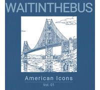 WaitinTheBus Vol. 1 - American Icons: Pocket Pen & Ink Tracing Book Featuring 40 Iconic U.S. Landmarks, National Parks and City Skylines