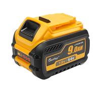 Waitley Batteria di ricambio 9,0 Ah per DeWalt 18 V/54 V agli ioni di litio, compatibile con trapano a batteria, smerigliatrice angolare, sega circolare, soffiatore per foglie