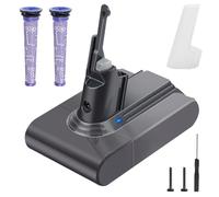 Waitley Batteria per Dyson V7 SV11 6000mAh con 2 Filtri e Cacciavite