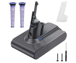 Waitley Batteria per Dyson V7 SV11 6000mAh con 2 Filtri e Cacciavite