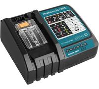Waitley Caricabatterie Rapido per Makita 14,4V/18V Li-ion, 3A