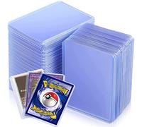 WAIZHIUA 100 Pezzi Toploader 76x101 mm, Clear Regular Toploader Bustine Protettive Carte Trasparente