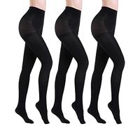 WAJIAFAR 3 paia Compressione Graduata Collant Donna 40 denari，Contenitivo Modellante
