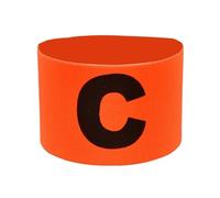 WAJJWI 10 Pezzi Fascia da Capitano Calcio Braccio Regalo Competizione for Leader Capitano di per Calcio e Allenamento(Orange)