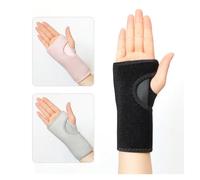 WAJJWI 3-Pair Weightlifting And Fitness Training Wristbands with Wrist Support per Sollevamento Pesi, Crossfit(Gray Right Hand)