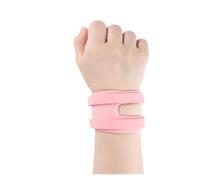 WAJJWI 3Pairs Gym Sports Wristband Wrist Protector Palm Guard Support Adjustable Brace Strap Compression Gloves for Carpal Tunnel per Sollevamento Pesi, Crossfit(Pink)
