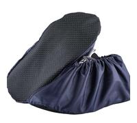WAJJWI 5 paia di copriscarpe impermeabili antiscivolo, lavabili, for scarpe da interno, for mantenere la pulizia del tappeto, riutilizzabili, for l'elasticità delle scarpe per Pavimenti(Deep Blue)