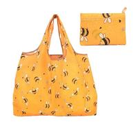 WAJJWI 5Pcs Foldable Large Shopping Bag Washable Reusable Easy To Carry Capacity Handbags Per Quotidiano(Color 12)
