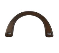 WAJJWI Borsa da 4 Pezzi con Manici in Legno per Borse | I telai della borsa con chiusura gestiscono le parti di ricambio, le staffe for cucire il portafoglio(Coffee-15cm)