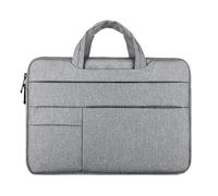 WAJJWI Borsa for computer for laptop universale resistente all'acqua 11 12 13 14 15 for portatile da,6 pollici viaggio for valigetta per Viaggi,Lavoro(Light Grey,13 inch)