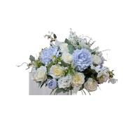 WAJJWI Centrotavola for tavolo da pranzo con palla di fiori artificiali da 50 cm, decorazione di nozze, piombo for strada, decorazione scenica, palla di fiori di seta per Decorazioni Matrimoni(Blue)