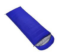 WAJJWI Sacco a Pelo for Adulti con Busta in Piuma D'Oca Bianca, Portatile da Campeggio for Persona Singola per Campeggio(Dark Blue 1000g)