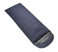 WAJJWI Sacco a Pelo for Adulti con Busta in Piuma D'Oca Bianca, Portatile da Campeggio for Persona Singola per Campeggio(Grey 800g)
