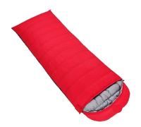 WAJJWI Sacco a Pelo for Adulti con Busta in Piuma D'Oca Bianca, Portatile da Campeggio for Persona Singola per Campeggio(River Blue 1000g)