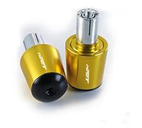 WAJUHJK per BMW R NineT RnineT Nine T Pure Scrambler Urban G/S 2014-2022 2015 CNC Motorcycle Manubrio Manopole Bar End Tappi Accessori(Gold)