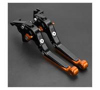 WAJUHJK per CRF1000L AFRICATWIN 2015-2019 2018 2017 2016 CRF 1000 L AFR Moto Leve Freno Frizione Regolabili estremità Impugnatura(BlackOrange)
