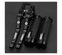 WAJUHJK per TDM900 TDM 900 2004-2014 2013 2012 2011 2010 Leve Freno Frizione Pieghevoli per Moto E Impugnatura Manubrio da 7/8''22MM(BlackBlack)